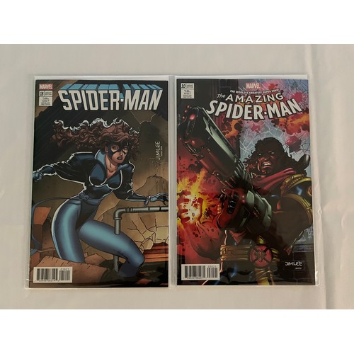 56 - Spider-man - Job lot (10 Comics) Mixed Series, some variants, Features: SpIder-man:The Lost years #1... 