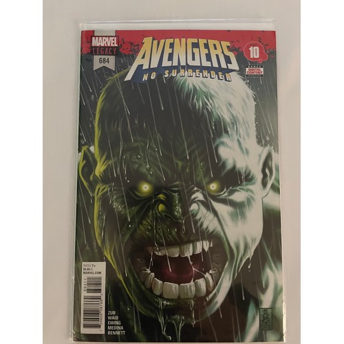 58 - Avengers #684 First appearance of the Immortal Hulk, Key issue. As New/NM condition Bagged and Board... 