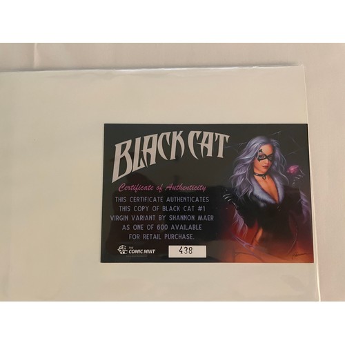 65 - Black Cat #1 Virgin Variants (2 Comics) - The first ongoing series featuring Black cat (2019), 1 x S... 