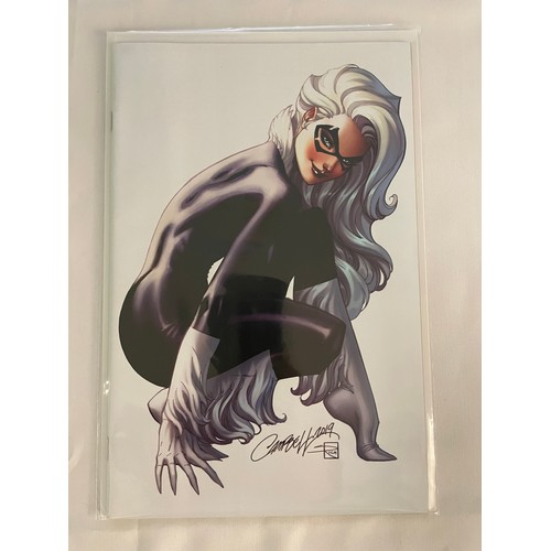 65 - Black Cat #1 Virgin Variants (2 Comics) - The first ongoing series featuring Black cat (2019), 1 x S... 