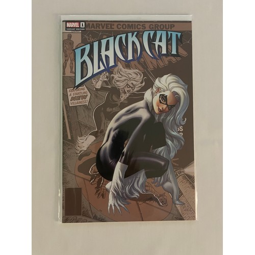 66 - Black Cat #1 Trade Dress Variants (4 Comics) - The first ongoing series featuring Black cat (2019), ... 