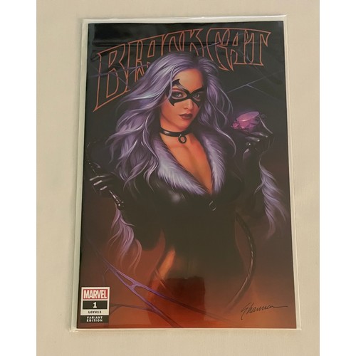 66 - Black Cat #1 Trade Dress Variants (4 Comics) - The first ongoing series featuring Black cat (2019), ... 