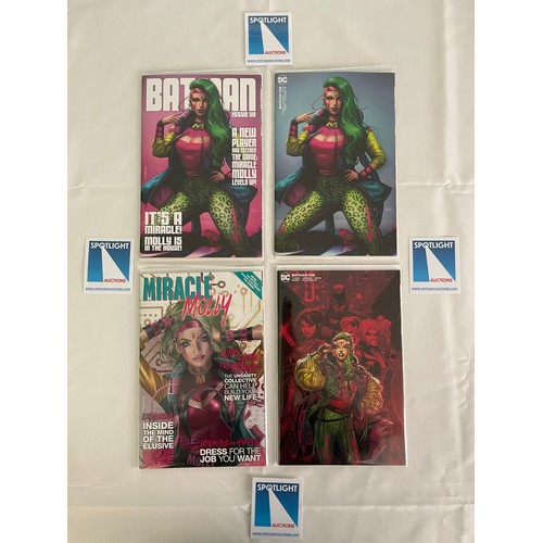 75 - Batman #108-  4 x DC Comic Variant Covers- First Appearance of Miracle Molly, Key 1st Appearance. Lo... 