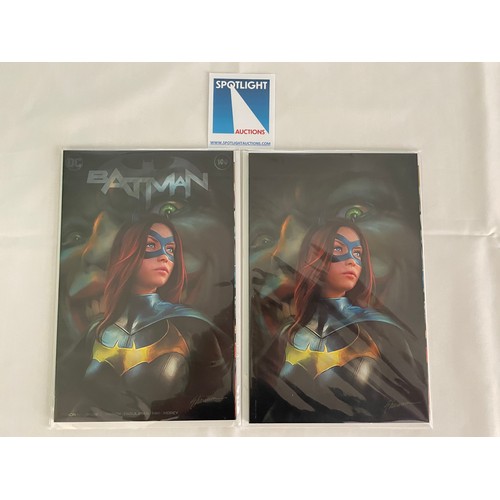 76 - Batman #100 Shannon Maer Batgirl cover Trade Dress + Virgin Variant set. Trade dress Limited to 2000... 