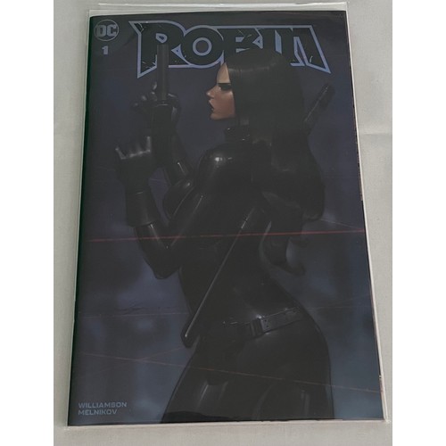 77 - Robin #1 Jehyung Lee Trade Dress + Virgin Variant set. Virgin Variant Limnited to 1500, Numbered COA... 