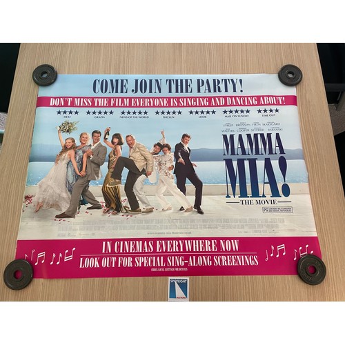 221 - MAMMA MIA (2008) 2 x Original UK Quad Cinema Movie  Posters. 2 designs, Excellent condition, New and... 