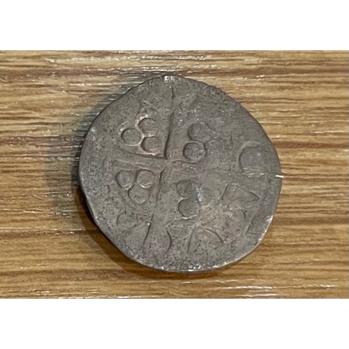 232 - British Historical Late Medieval Coin - Edward I (1272 - 1307) Longcross Penny, Hammered Silver. Ass... 