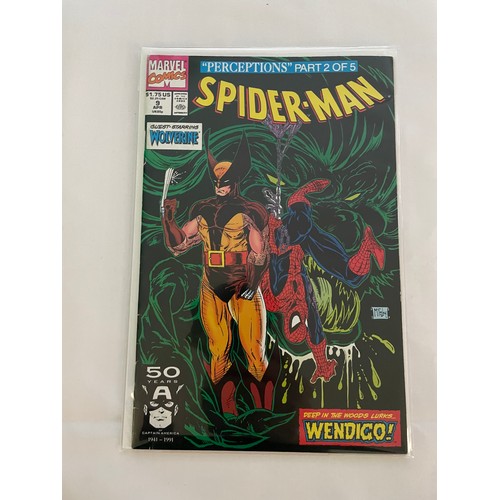 264 - Spider-Man #8 - 12 (1991) Todd Macfarlane, 5 comics - Complete 'Perceptions' set . Mint Condition, B... 