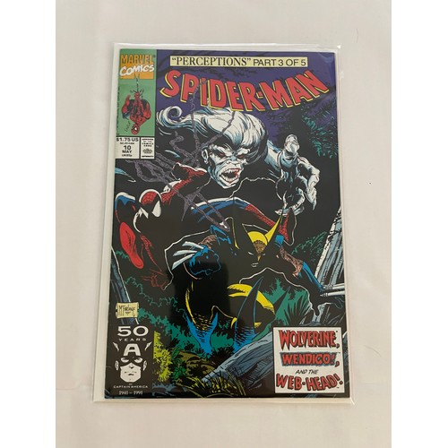 264 - Spider-Man #8 - 12 (1991) Todd Macfarlane, 5 comics - Complete 'Perceptions' set . Mint Condition, B... 