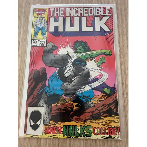 272 - The Incredible Hulk #325- 329 (5 Comics - 1986/87) #325 features a special 25th Anniversary border. ... 