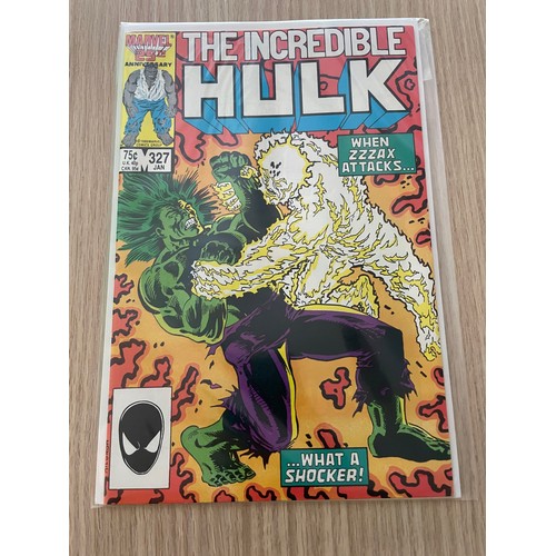 272 - The Incredible Hulk #325- 329 (5 Comics - 1986/87) #325 features a special 25th Anniversary border. ... 