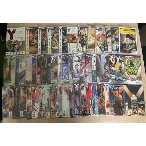 340 - Y: The Last Man - Complete set. 55 Comics + Graphic Novel/TPB.
Lot comprises of Graphic Novel #1 whi... 