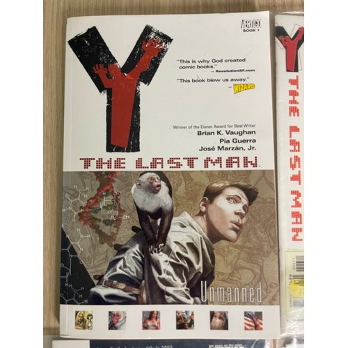 340 - Y: The Last Man - Complete set. 55 Comics + Graphic Novel/TPB.
Lot comprises of Graphic Novel #1 whi... 