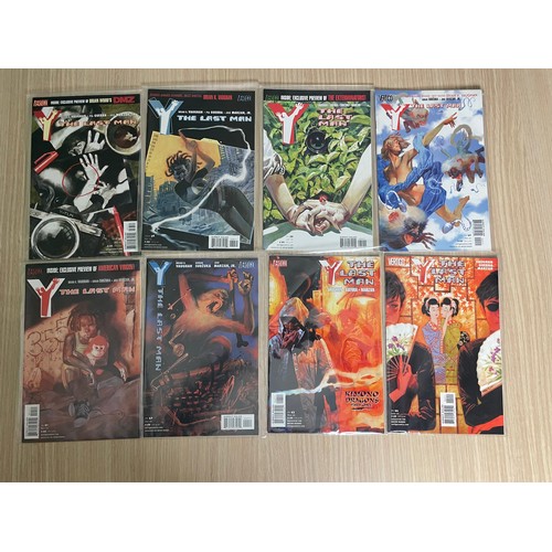 340 - Y: The Last Man - Complete set. 55 Comics + Graphic Novel/TPB.
Lot comprises of Graphic Novel #1 whi... 