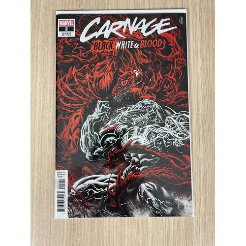 314 - Carnage Black, White and Blood 1 -4 Complete run featuring #1 Gleason Webhead Variant First printing... 