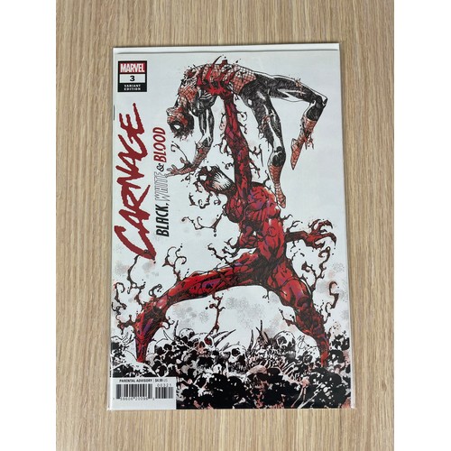 314 - Carnage Black, White and Blood 1 -4 Complete run featuring #1 Gleason Webhead Variant First printing... 