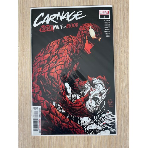 314 - Carnage Black, White and Blood 1 -4 Complete run featuring #1 Gleason Webhead Variant First printing... 