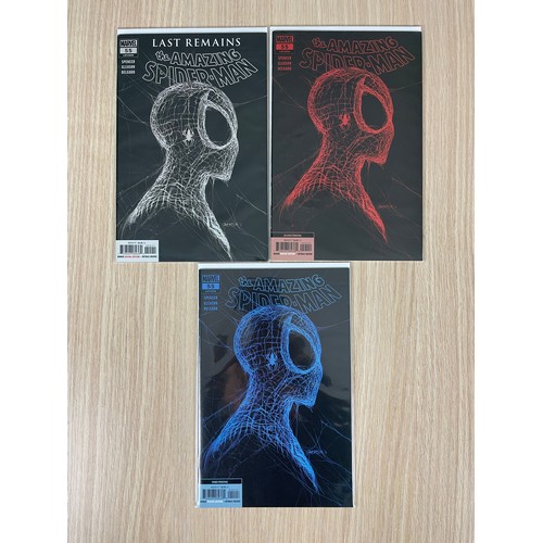 315 - Amazing Spider-Man #55 Patrick Gleason Webhead Variant Set. 1st, 2nd and 3rd Prints. Rare set. Marve... 