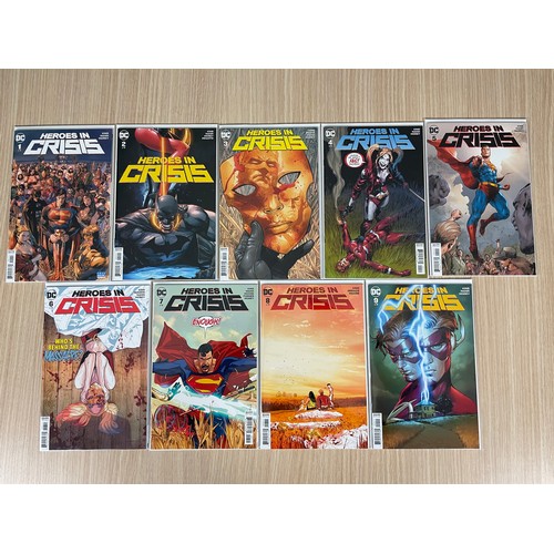 316 - HEROES IN CRISIS #1-9 (Tom King/Clay Mann) Complete Set DC Comics 2018 1st Prints. All  NM Condition... 