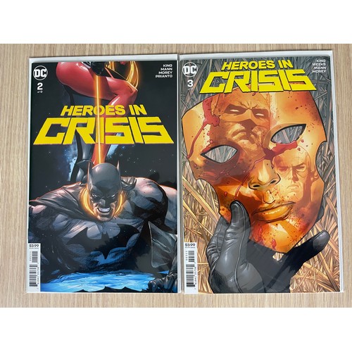 316 - HEROES IN CRISIS #1-9 (Tom King/Clay Mann) Complete Set DC Comics 2018 1st Prints. All  NM Condition... 