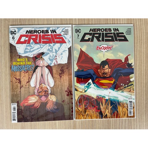 316 - HEROES IN CRISIS #1-9 (Tom King/Clay Mann) Complete Set DC Comics 2018 1st Prints. All  NM Condition... 