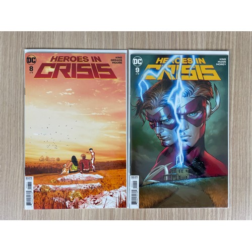 316 - HEROES IN CRISIS #1-9 (Tom King/Clay Mann) Complete Set DC Comics 2018 1st Prints. All  NM Condition... 