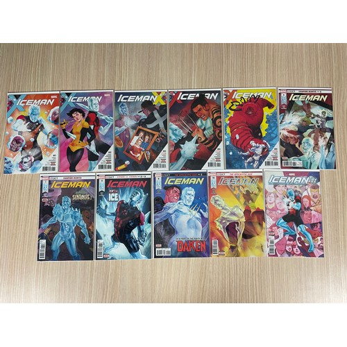 320 - Iceman #1-11 Complete Comic Lot Run Set Marvel Comic Collection 2017. X-Men. All NM Condition. All B... 