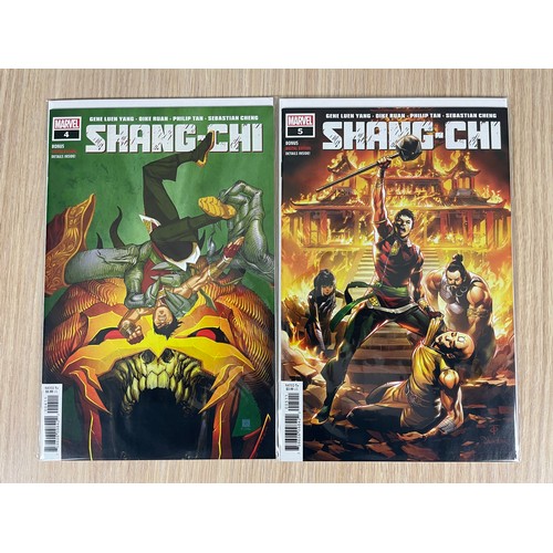 322 - Shang-Chi 1-5 Complete Marvel Comic Lot Run Set Yang Collection. All NM Condition. All Bagged & Boar... 