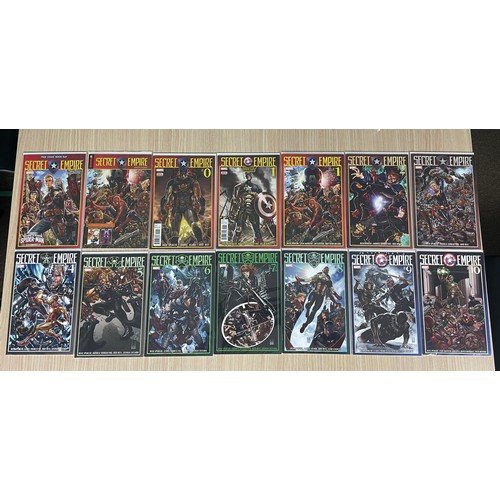 323 - Marvel Secret Empire Complete Set #0-10 + Omega + FCBD + Spotlight. First Prints. 14 comics in total... 