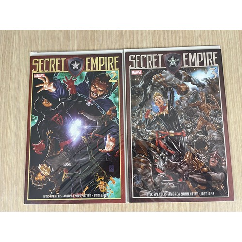 323 - Marvel Secret Empire Complete Set #0-10 + Omega + FCBD + Spotlight. First Prints. 14 comics in total... 