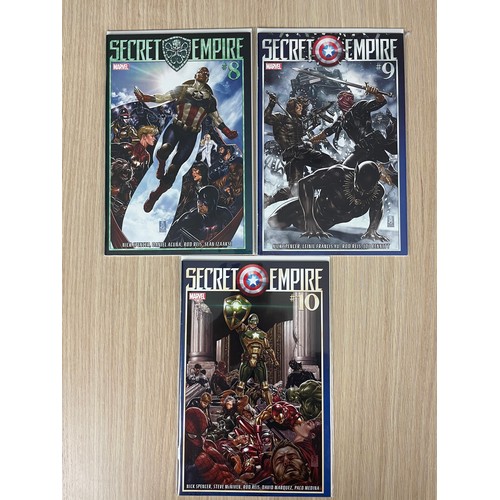 323 - Marvel Secret Empire Complete Set #0-10 + Omega + FCBD + Spotlight. First Prints. 14 comics in total... 