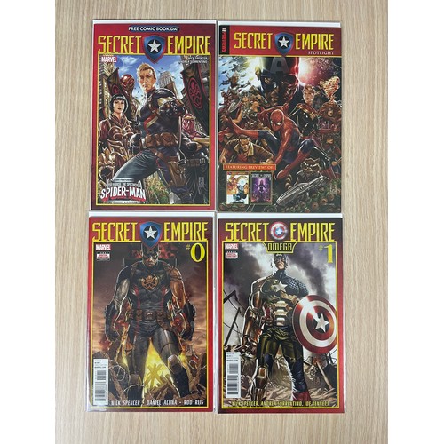 323 - Marvel Secret Empire Complete Set #0-10 + Omega + FCBD + Spotlight. First Prints. 14 comics in total... 