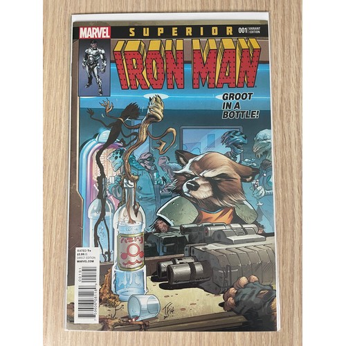 325 - Superior Iron Man #1 - 9  Complete Run/Set. Marvel Comics 2015. Debut of Iron Mans 'End-Sym' armour.... 