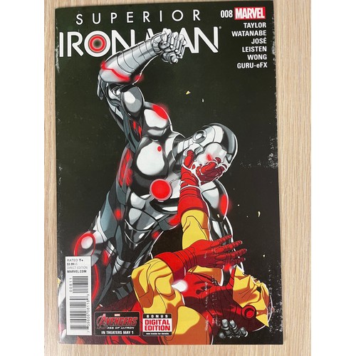 325 - Superior Iron Man #1 - 9  Complete Run/Set. Marvel Comics 2015. Debut of Iron Mans 'End-Sym' armour.... 