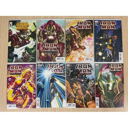 326 - Iron Man (2020) #1-8. All NM Condition. All Bagged & Boarded. Marvel Comics.