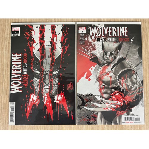 330 - Wolverine Black White & Blood #1-4 Complete Comic Lot Run Set Marvel Collection. All NM Condition, A... 