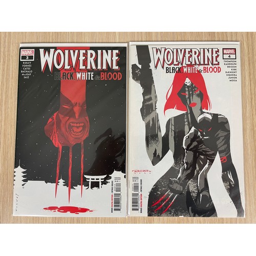 330 - Wolverine Black White & Blood #1-4 Complete Comic Lot Run Set Marvel Collection. All NM Condition, A... 