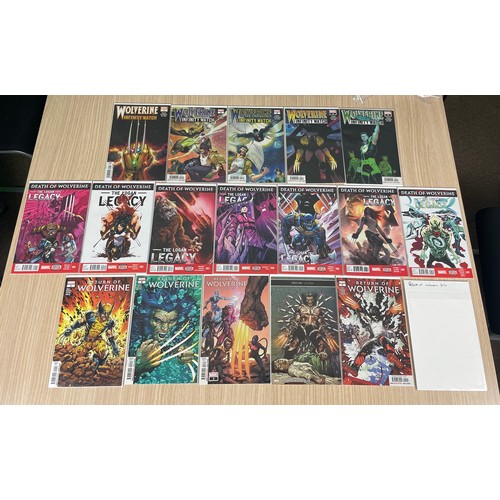 332 - 3 x Wolverine Complete runs. 17 comics in total comprising of:
Wolverine : Infinity Watch #1 - 5 (20... 