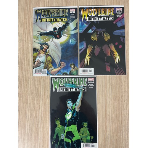 332 - 3 x Wolverine Complete runs. 17 comics in total comprising of:
Wolverine : Infinity Watch #1 - 5 (20... 