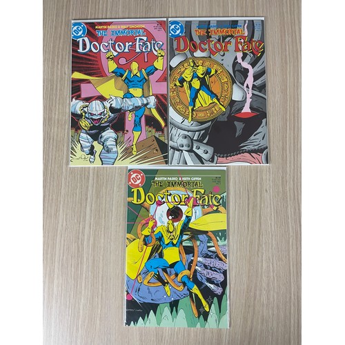 338 - Dr Fate #1 - 4 and The Immortal Dr Fate #1-3 (1985) Two complete runs of limited Mini Series. DC Com... 