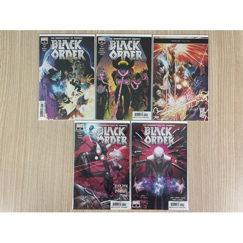 344 - The Black Order -The Warmasters Of Thanos #1-5. Marvel Comics (2018) All NM Condition. Brand New.All... 