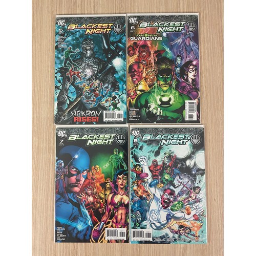 345 - DC Comics - The Blackest Night #1-8 Complete Set plus one-shots and Crossovers. Features the complet... 