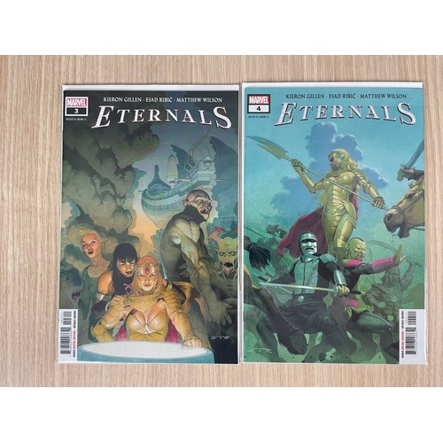 349 - Eternals #1 - 4 (2021) Includes rare Ikaris Superlog Variant of #1. NM/Brand New Condition. All Bagg... 