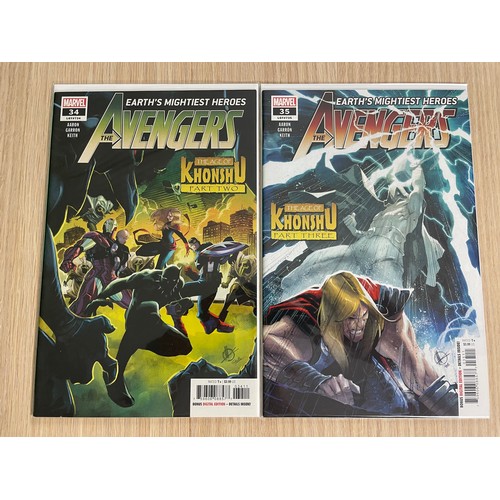 351 - Avengers Vol 8 - #33-36 (Legacy #733 - 736)- The Age of Khonshu 4 part story. Marvel Comics 2020. #3... 