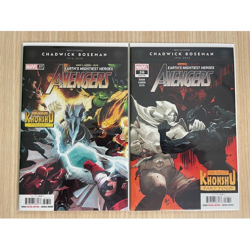 351 - Avengers Vol 8 - #33-36 (Legacy #733 - 736)- The Age of Khonshu 4 part story. Marvel Comics 2020. #3... 