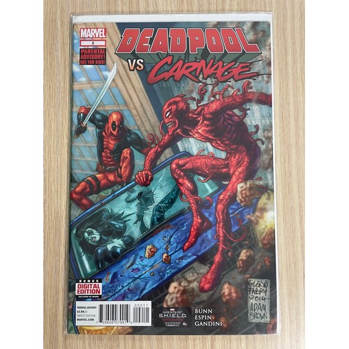 352 - Deadpool vs Carnage #1 - 4 Marvel Comics (2014) Limited series that pits Deadpool against Carnage. C... 