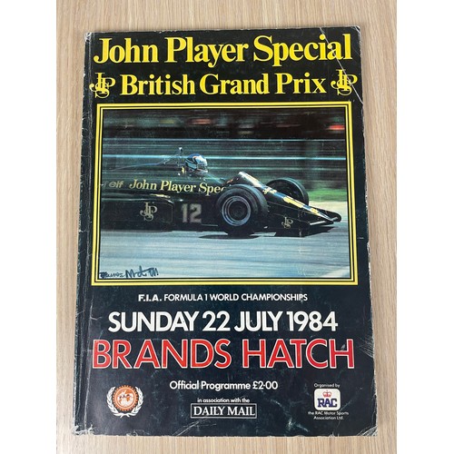 494 - MOTORSPORT - Collection of Motorsport Programmes from meetings in the 1980's including The British G... 