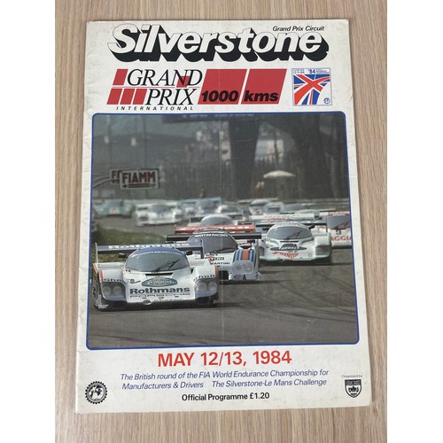 494 - MOTORSPORT - Collection of Motorsport Programmes from meetings in the 1980's including The British G... 