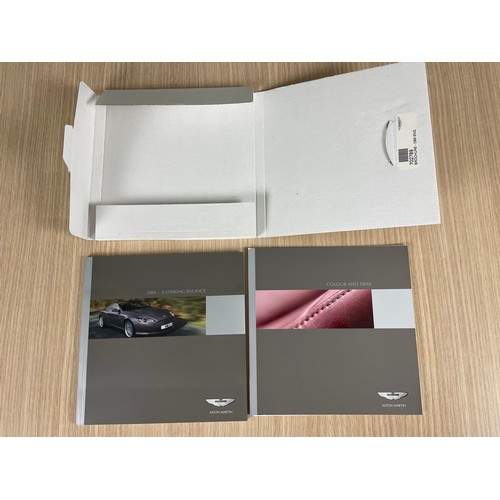 490 - Aston Martin DB9 Original Brochure Pack from 2006 includes Main Brochure and Colour and Trim brochur... 