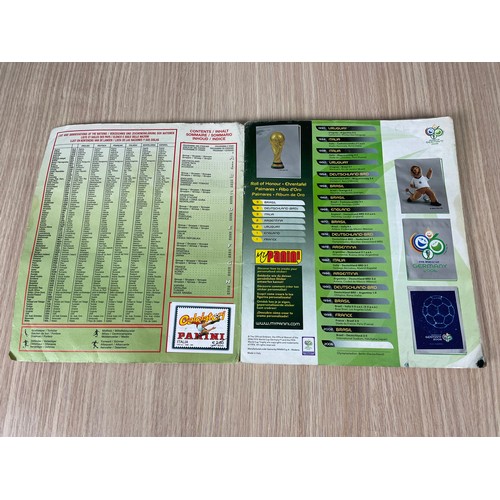 491 - PANINI FIFA World Cup Germany 2006 COMPLETE  Sticker Album. Sticker Book is in Poor/Good Condition w... 